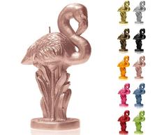 Candellana Hecho a Mano Flamingo Classic Vela de Regalo - Divertida - Vela Decorativa - Decoración del Hogar - Regalos para Amigos - Mecha de Algodón - Tiempo de Quemado 24h - Vela Rose Gold