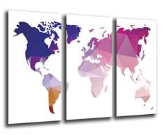 Poster FotogrÃ¡fico Mapa Mundial, Mapa Mundi, Vintage TamaÃ±o total: 97 x 62 cm XXL