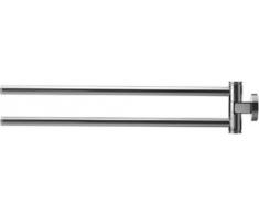 Duravit D-Code mÃ³vil toallero 445 mm Doble, Cromo, 99221