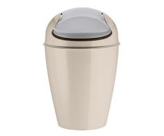 Koziol Papelera con tapa basculante, 30 l, XL, de plástico, pardo, medium