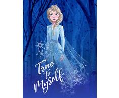 Komar Disney Wandbild Von Frozen 2 Elsa True to Myself | Kinderzimmer, Babyzimmer, Dekoration, Kunstdruck | ohne Rahmen | WB074-30x40 fotomural, carbÃ³n