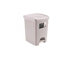 Stefanplast Elegance - Papelera, Polipropileno, Polvo, 20 l