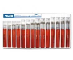 Bandeja 144 pinceles escolares redondos (serie 101)