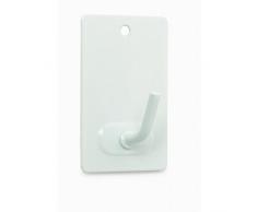 Brinox B70260D Percha mediana adhesiva, Lacado Blanco, 2.6x4.3x2.1 cm