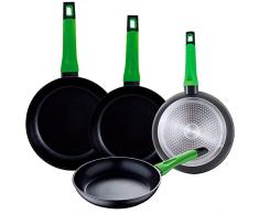 Set 4 Sartenes antiadherentes San Ignacio en aluminio forjado