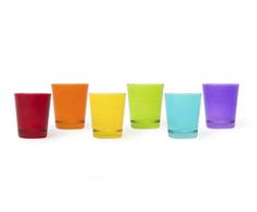 Excelsa Portofino - Juego de 6 vasos de agua, cristal