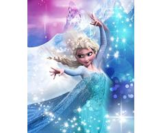 Komar Disney Wandbild Von Frozen 2 Elsa Action | Kinderzimmer, Babyzimmer, Dekoration, Kunstdruck | ohne Rahmen | WB075-40x50 fotomural, carbÃ³n