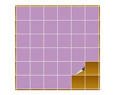 FoLIESEN Adhesivo para Azulejos para Baño y Cocina – 10 x 10 cm – Violeta Brillante – 240 Adhesivos para Azulejos de Pared