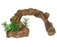 Nobby Rocky Arco con ornamentos de plantas acuario, 16,5 x 6,5 x 9,5 cm
