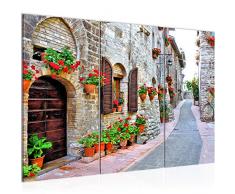 Runa Art 607731c - Cuadro de pared (120 x 80 cm, lienzo de fieltro, tamaño XXL, fabricado en Alemania, listo para colgar), diseño de flores italianas