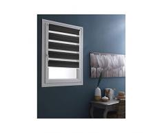 madecostore - Estor Doble de dÃ­a Nocturno, 65 x 100 cm, fijaciÃ³n con o sin Agujeros, Cadena coordinada