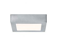 Paulmann 706.48 Plafón cuadrado LED integrado de 17x17cm Integriert, 11 W, Cromo, 17 X 3.8 X 17 cm