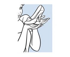 Komar Disney Wandbild Von fotomural, Azul y Negro, 30 x 40 cm