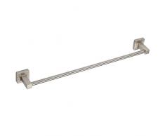 MSV TOALLERO Mural DE CINC Acabado Satinado Parma, Gris Mate, 49x4.5x6 cm