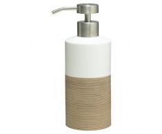 Sealskin Dispensador de Jabón Doppio, 6.7 x 8.5 x 18 cm, Porcelana, Arena