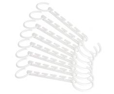 8 perchas para ropa, camisas, pantalones, muleta, para ahorrar espacio, 8 unidades