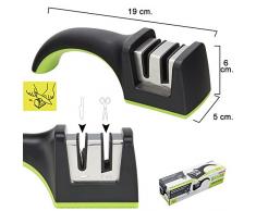 ORYX Afilador Cuchillos, Negro, 7x6x20 cm