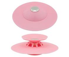 TapÃ³n Universal Fregadero Lavabo BaÃ±era Silicona con Cestillo Ã 10 cm.