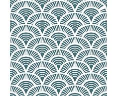 DÃ©coration adhÃ©sive pour CARRELAGE Myoshi Azul ABOMBADO [4 DecoraciÃ³n Adhesiva 3D para Azulejos, 15x15cm