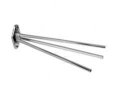 Gelco Design Clipper Puerta servilletas, Metal, Cromo, 41 x 4,7 x 11,2 cm