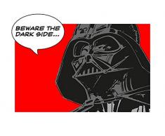 Komar Wandbild Von Star Wars Classic Comic Quote Vader | Kinderzimmer, Jugendzimmer, Dekoration, Kunstdruck | ohne Rahmen | WB121-70x50 fotomural, carbÃ³n