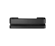 Blomus Nexio 66331 - Cesta de ducha, plato de ducha, acero inoxidable, negro, 34 cm de ancho