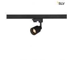 SLV Puri Track qpar51 Cristal, Negro 50 W, incluye adaptador de 3P lámpara, aluminio, 0 W