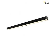 SLV Q de Line Q lámpara de pared, aluminio, negro