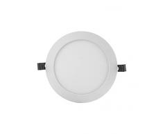 LEDVANCE DL SLIM ALU DN 205 22 W 3000 K WT iluminación de techo Blanco - Lámpara (Blanco, Funcional, Alrededor, Empotrada, IP20, 1 bombilla(s))