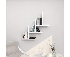 THETA DESIGN by Homemania Estante, Estante Eclipse, Color Blanco