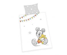 Herding Disney Juego de Cama, algodón, Blanco, 40 x 60 cm, 100 x 135 cm