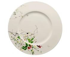 Rosenthal Brillance Fleurs Sauvages Plato PresentaciÃ³n con ala, Porcelana De Hueso, Multicolor, 33 cm