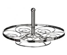 Premier Housewares - Soporte para Pasteles, diseño de espirales, Color Cromado