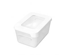 Gastromax - Fiambrera (0,45 L), Color Blanco Transparente