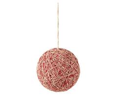 Clayre & Eef 63999 - Bola Decorativa para Ã¡rbol de Navidad (12 x 12 cm)