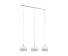 EGLO ROCCAFORTE lámpara Colgante E14, 40 W, Blanco