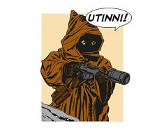 Komar Wandbild Von Star Wars Classic Comic Quote Java | Kinderzimmer, Jugendzimmer, Dekoration, Kunstdruck | ohne Rahmen | WB115-40x50 fotomural, carbÃ³n