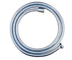 Ridder Manguera de Ducha Aruba Transparente/Cromo 2,0Â m, Plata, Juego de 3