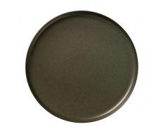 ASA Coppa Nori 19140192 - Plato de postre (porcelana, 21 x 1,5 cm), color verde
