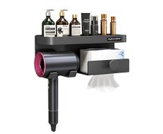 Mueble de almacenaje y para secador de pelo.