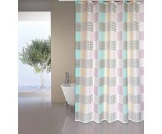 Cortina de baño MSV Premium de poliester 180 x 200 cm