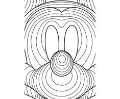 Komar Disney Wandbild Von fotomural, Negro, Blanco, 50 x 70 cm