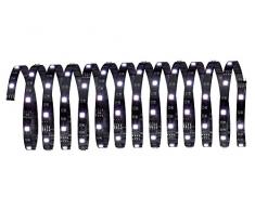 Paulmann 702.53 cinta luminosa Universal strip light Interior LED 5 m - Cinta luminosa (Universal strip light, Interior, Ambiente, Cinta adhesiva, Negro, III)