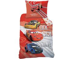 Disney Cars 044458 Go Go Go de Cama, algodón renforce, 20 x 140 x 200 cm