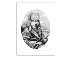 Wall Editions Art Poster 50x70 cm Cartel Papel Acolchado Mate 200g