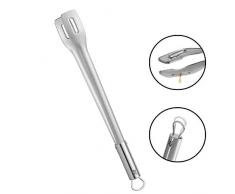 WMF BBQ Pinzas, Largo 44 cm Cubiertos para Asar Carne, Pescado, Verduras, Mecanismo de Bloqueo, Ahorra Espacio, Acero Inoxidable 18/8