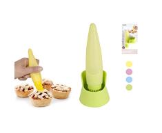 Habi F5025Â Pincel Pastel con Soporte, Silicona, Multicolor