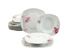 CreaTable 20194 Serie Amelie Aiko - Vajilla de porcelana, multicolor
