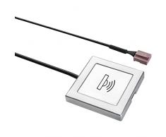 Metabo Elektra-Interruptor de Sensor IR (50 x 50 mm, Cable de conexiÃ³n con Conector a Caja multicontrol, plÃ¡stico, Color Aluminio), Plata