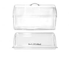 H&H Vitrina Dolci, policarbonato transparente, con basculante, 54 x 32 x 21 cm